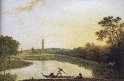 Richard  Wilson View towards the Pagoda and Bridge oil painting reproduction